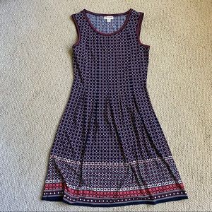 Maison Jules Sleeveless A-Line Fit & Flair Dress